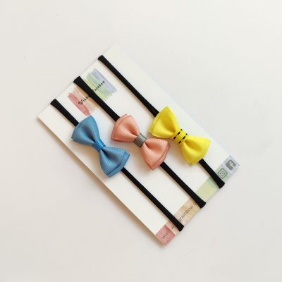 Baby's first bands (pastel shades)