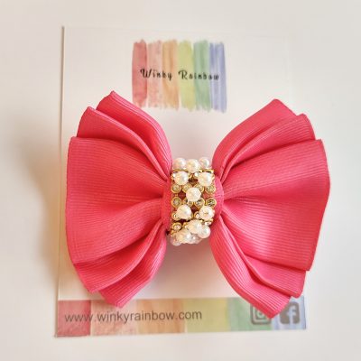 Glorious bow(dark pink)