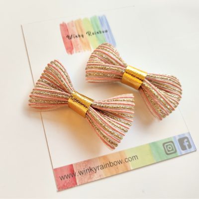 Translucent clips(pink)