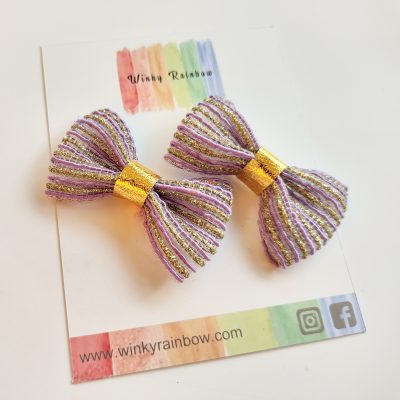 Translucent clips(purple)