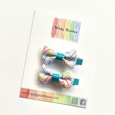 zigzag bows