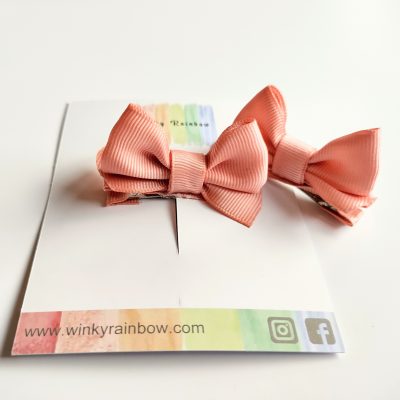 bunny bow(dusty pink)
