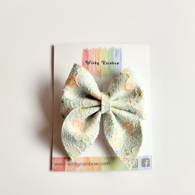 Lace (blue) sailor bow