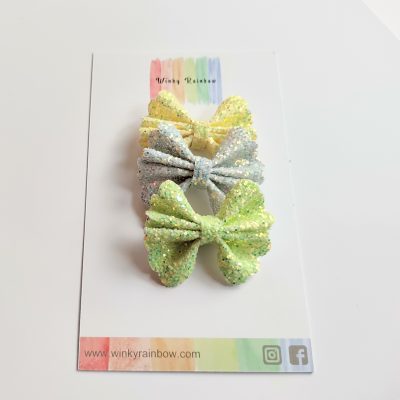 Glitter butterfly set